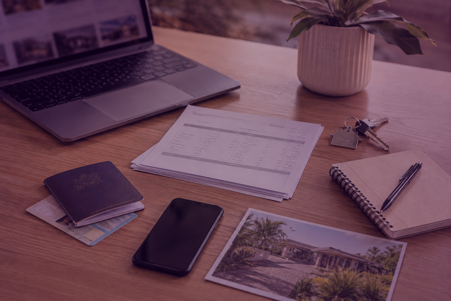 Rental application documents prepared for a Townsville rental property