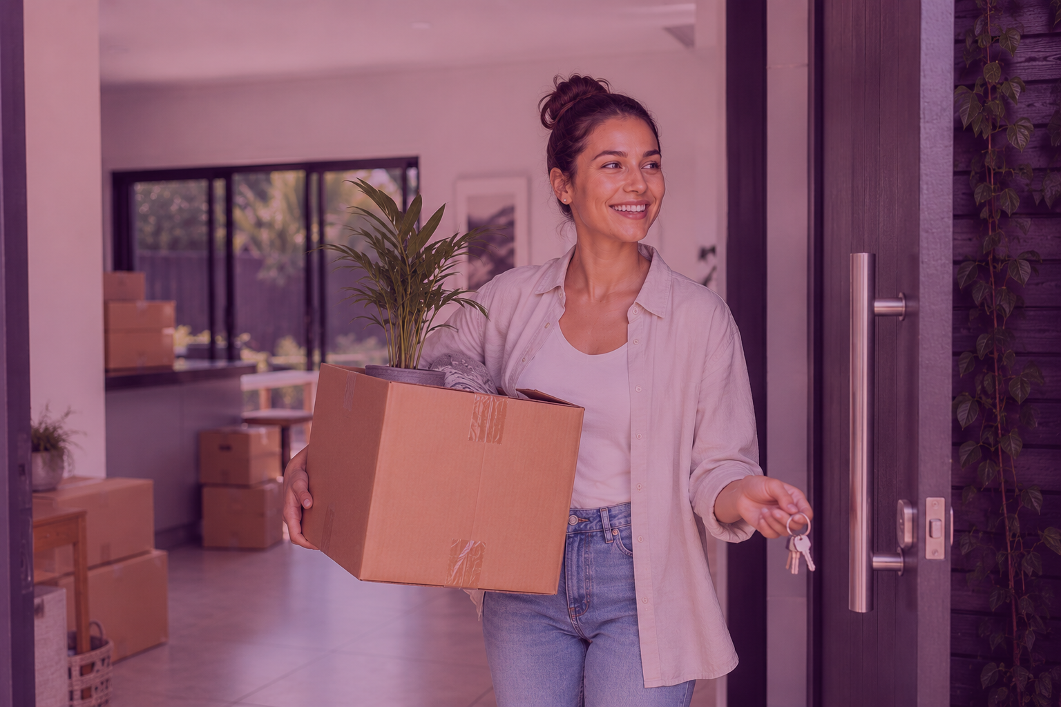 Tenant moving into a rental property in Townsville