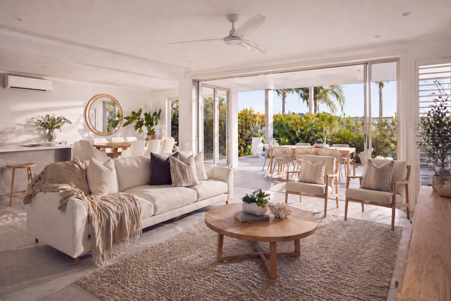 Property presentation Townsville with a clean styled living room