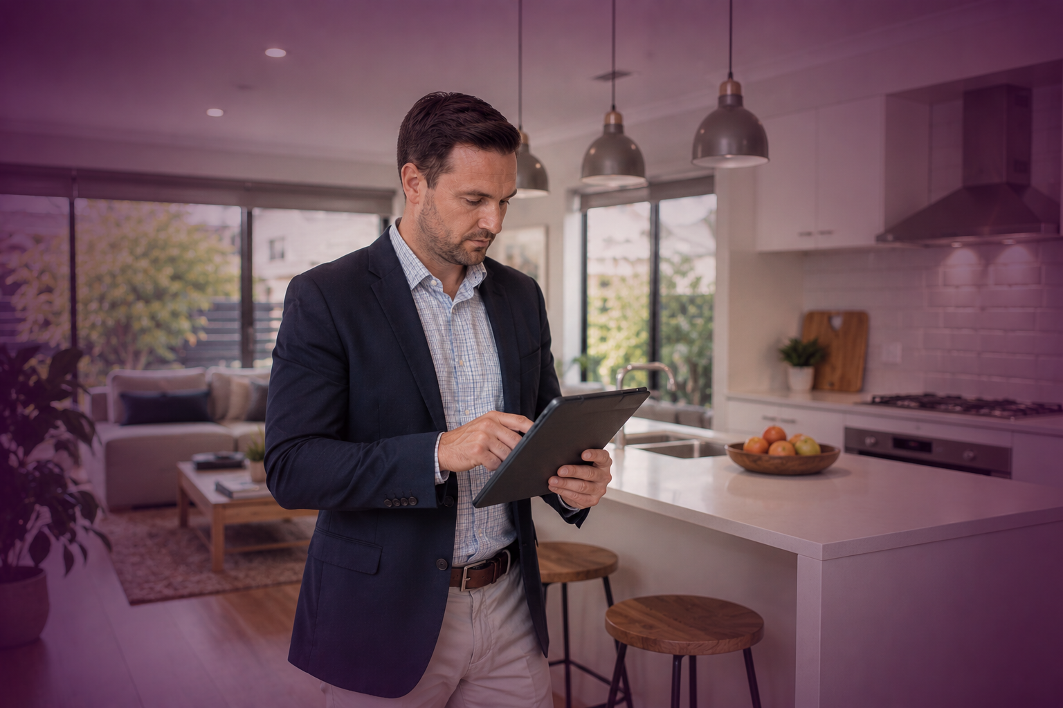 Townsville property manager conducting rental property inspection in Kirwan